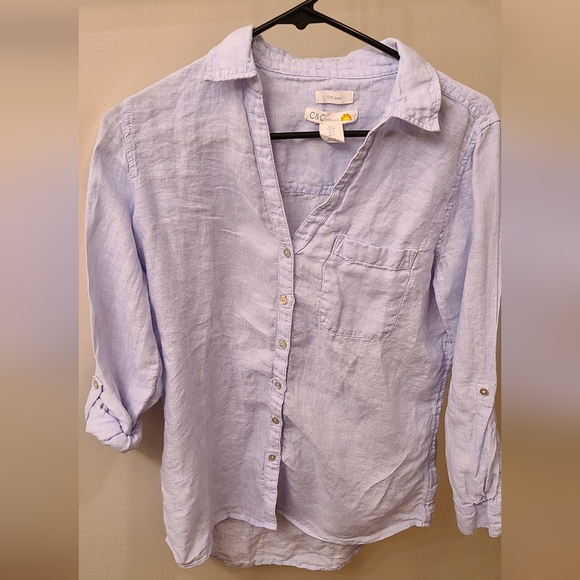C&C California small blue button shirt - Picture 2 of 5